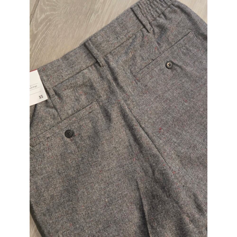 Goodfellow & Co Men's Pull-On Pleated Trousers Size: XS Color: Grey Tweed - Picture 6 of 10